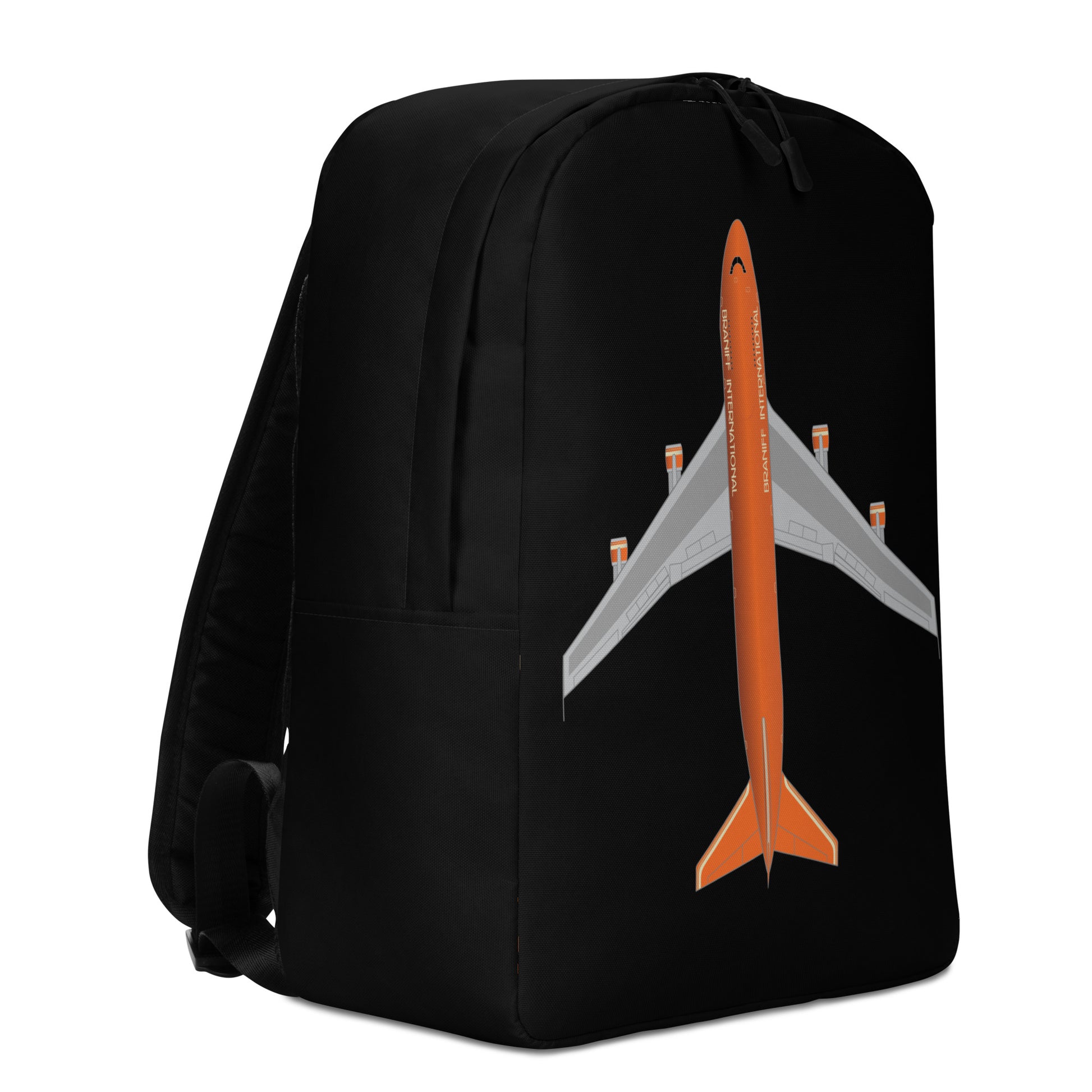 Stylish Braniff Boeing 727 Two-Tone 1971 Backpack | Iconic Blue