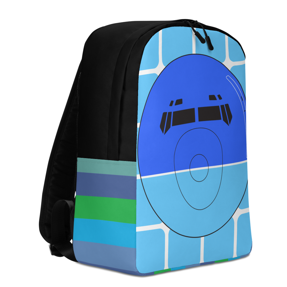 Backpack Braniff Boeing 727 Two Tone 1971 Blue
