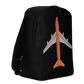 Backpack Braniff Boeing 747 Ultra Space Jumbo Jet Orange Black