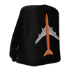 Backpack Braniff Boeing 747 Ultra Space Jumbo Jet Orange Black