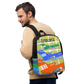 Backpack Braniff Coming Soon to Every Braniff City Boeing 727 Two Tone 1971 Green