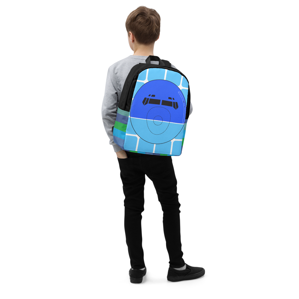 Backpack Braniff Boeing 727 Two Tone 1971 Blue