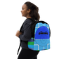 Backpack Braniff Boeing 727 Two Tone 1971 Blue