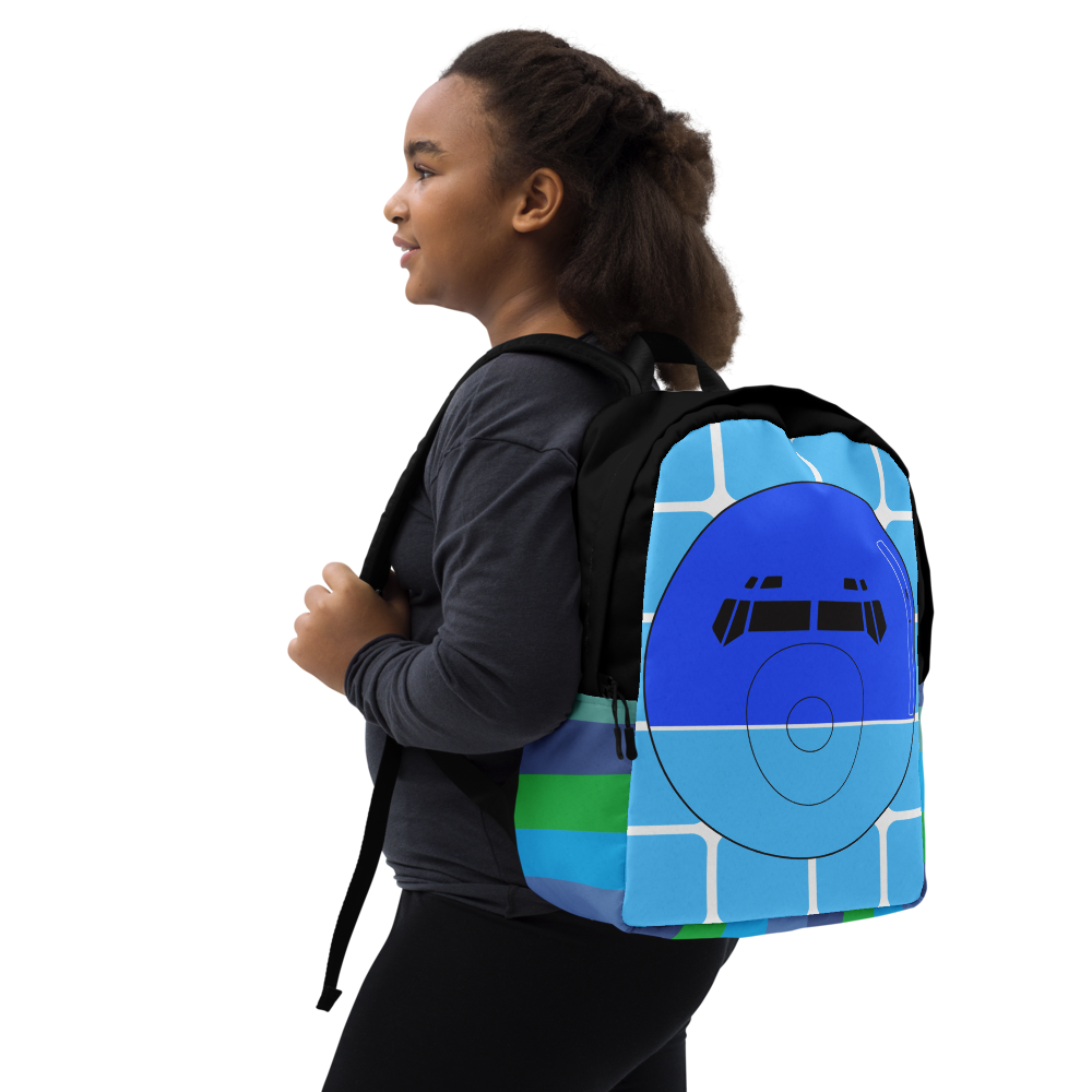 Backpack Braniff Boeing 727 Two Tone 1971 Blue