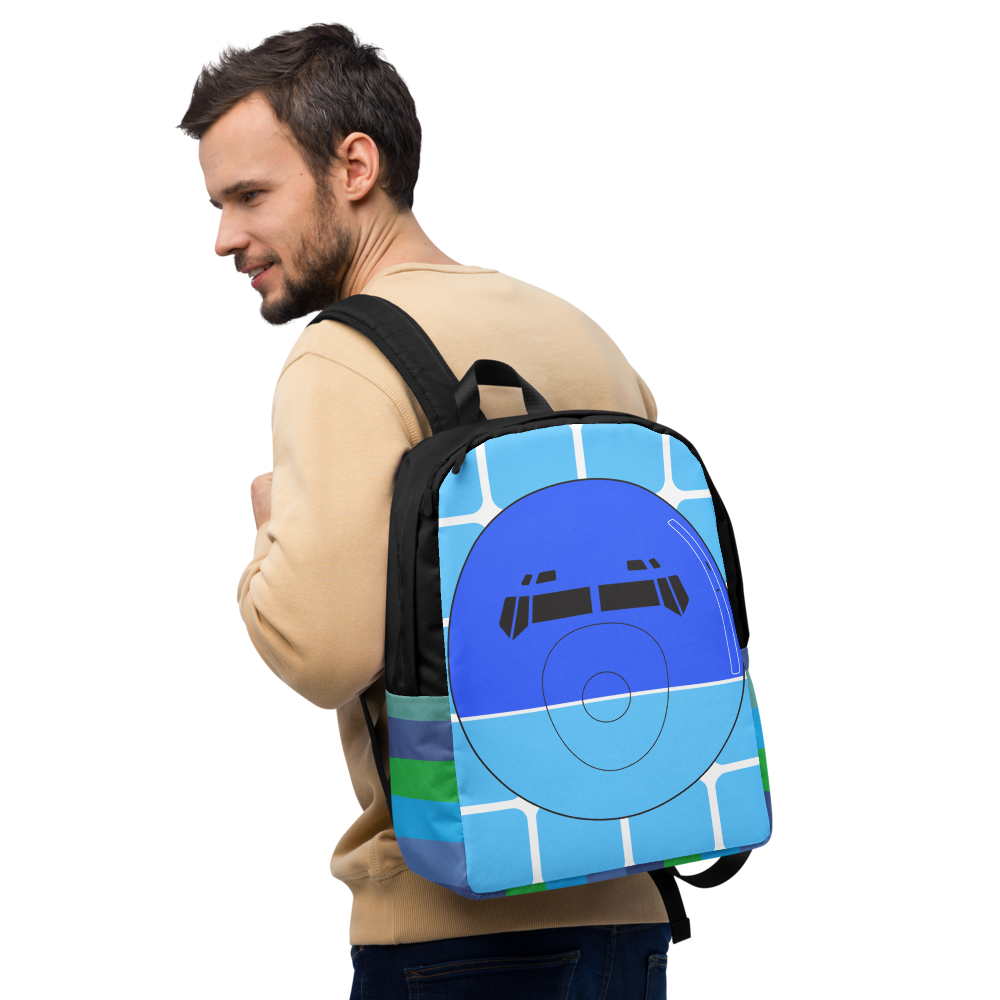 Backpack Braniff Boeing 727 Two Tone 1971 Blue