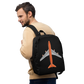 Backpack Braniff Boeing 747 Ultra Space Jumbo Jet Orange Black