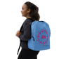 Backpack Braniff Circle of Braniff Boeing 707 Jets Pink Blue