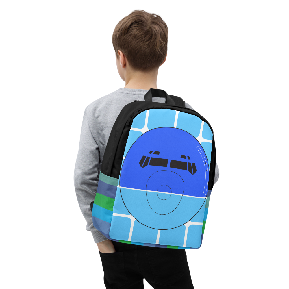 Backpack Braniff Boeing 727 Two Tone 1971 Blue