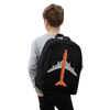 Backpack Braniff Boeing 747 Ultra Space Jumbo Jet Orange Black