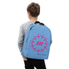 Backpack Braniff Circle of Braniff Boeing 707 Jets Pink Blue