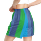 Shorts Men's Women's Braniff Alexander Girard Design Stripes Blue 1965