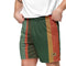 Shorts Men's Women's Braniff Alexander Girard Design Stripes Gray Green 1965