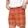 Shorts Men's Women's Braniff Alexander Girard Design Checks Orange 1965