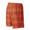 Shorts Men's Women's Braniff Alexander Girard Design Checks Orange 1965