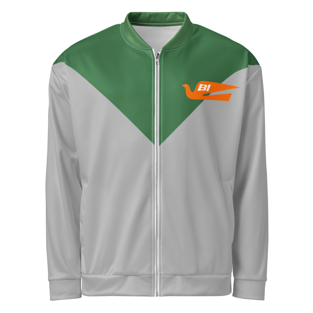 Bomber Jacket Men's Women's Braniff Bluebird of Happiness