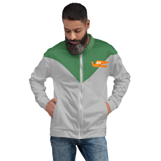 Bomber Jacket Men's Women's Braniff Bluebird of Happiness