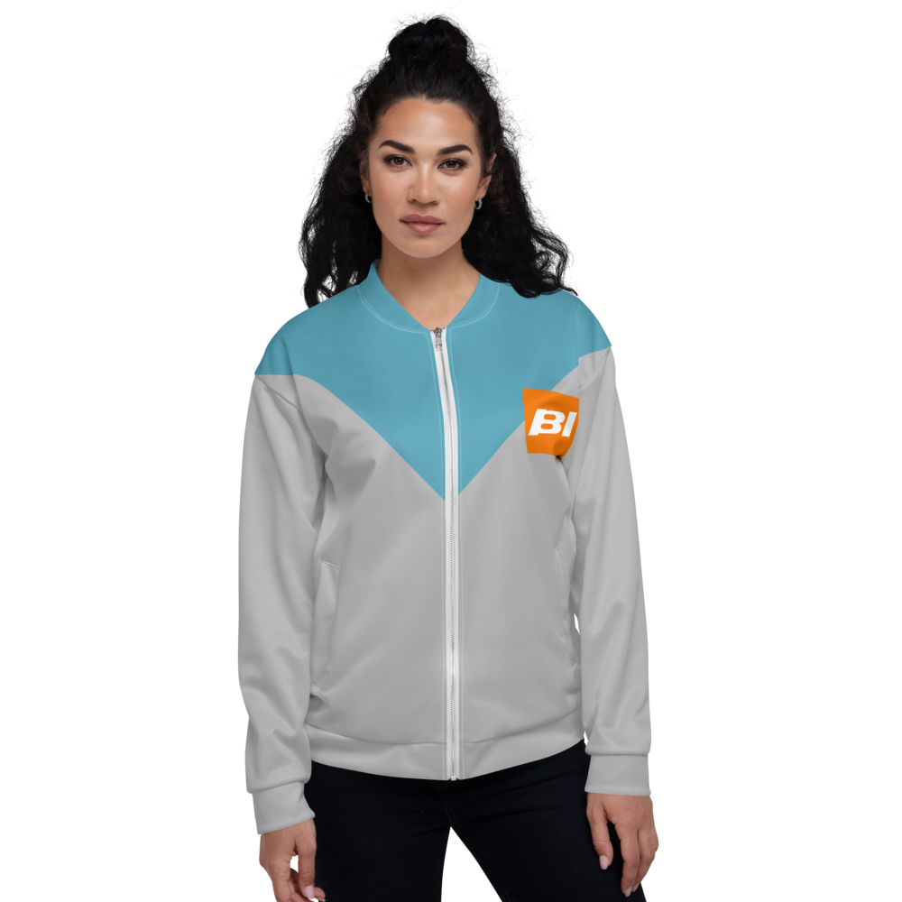 Bomber Jacket Men's Women's Braniff BI Logo