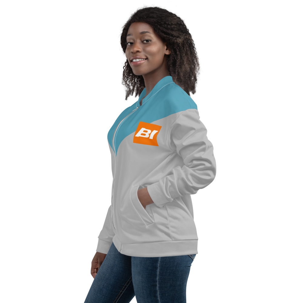 Bomber Jacket Men's Women's Braniff BI Logo