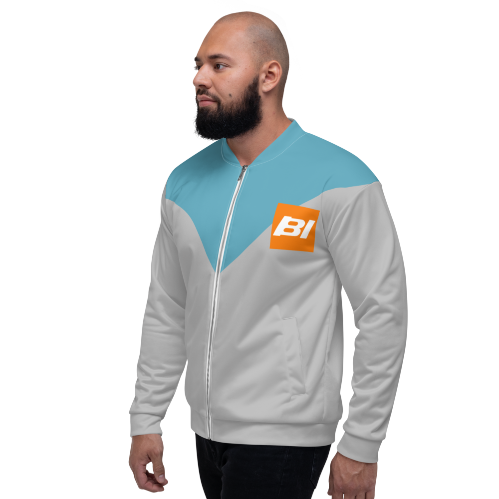 Bomber Jacket Men's Women's Braniff BI Logo