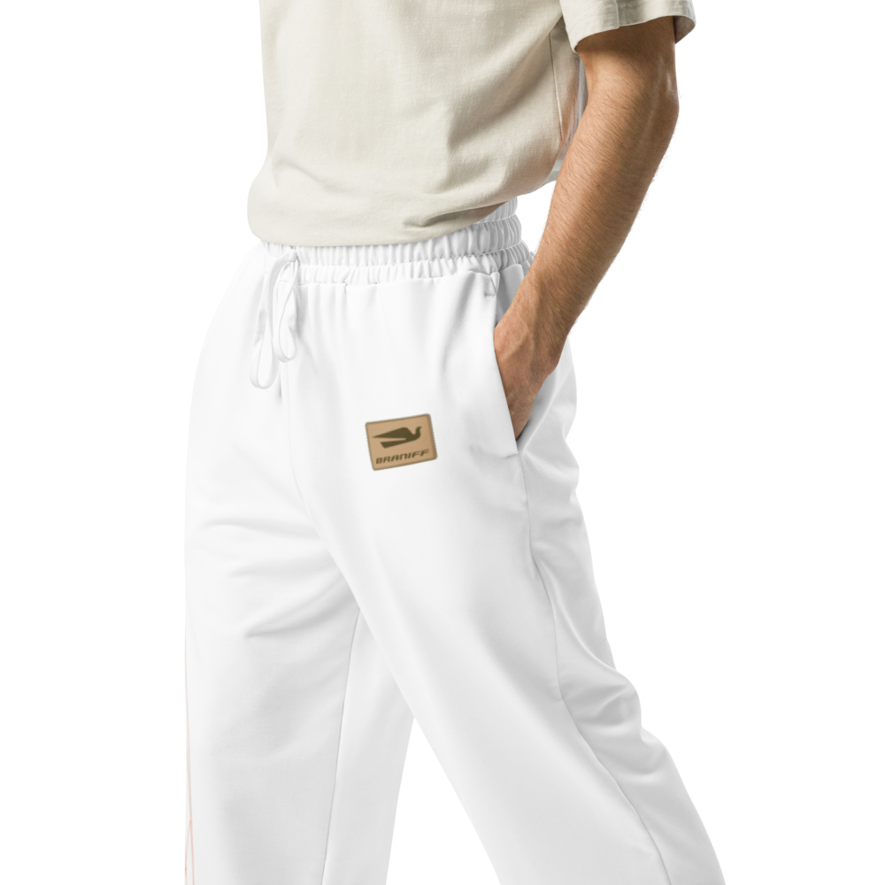 Sweat Pants Men's Women's Wide Leg Joggers Lounge Braniff Concorde SST Jet 1979