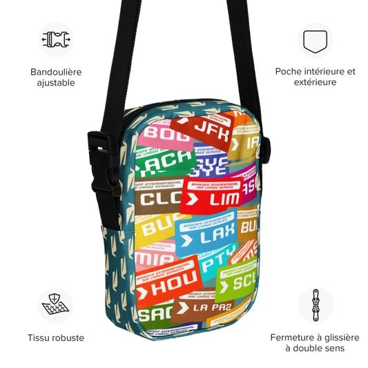 Utility Crossbody Bag Braniff Luggage Tags and Bluebird of Happiness
Success
