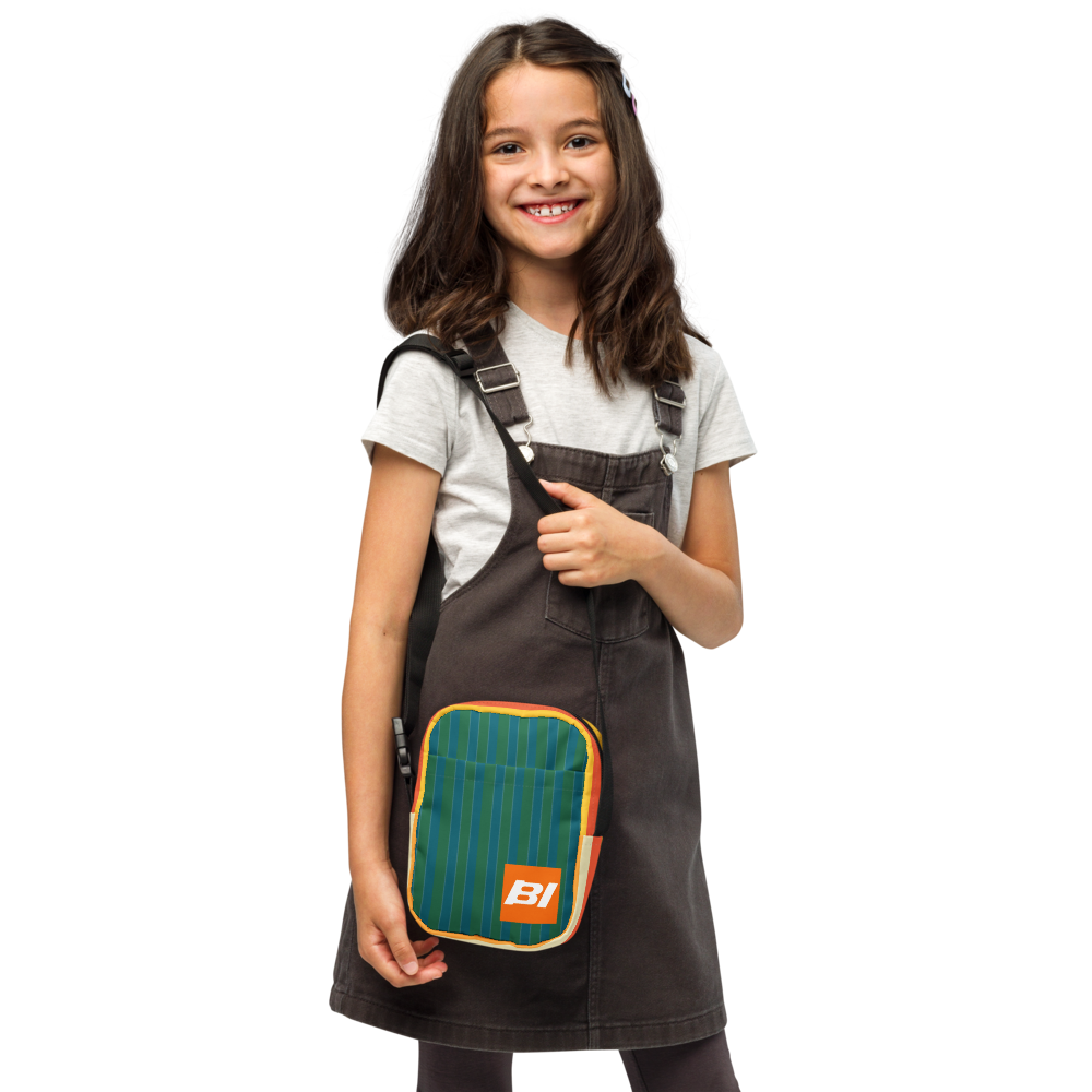 Utility Crossbody Bag Braniff End of the Plain Plane Stripes 1965