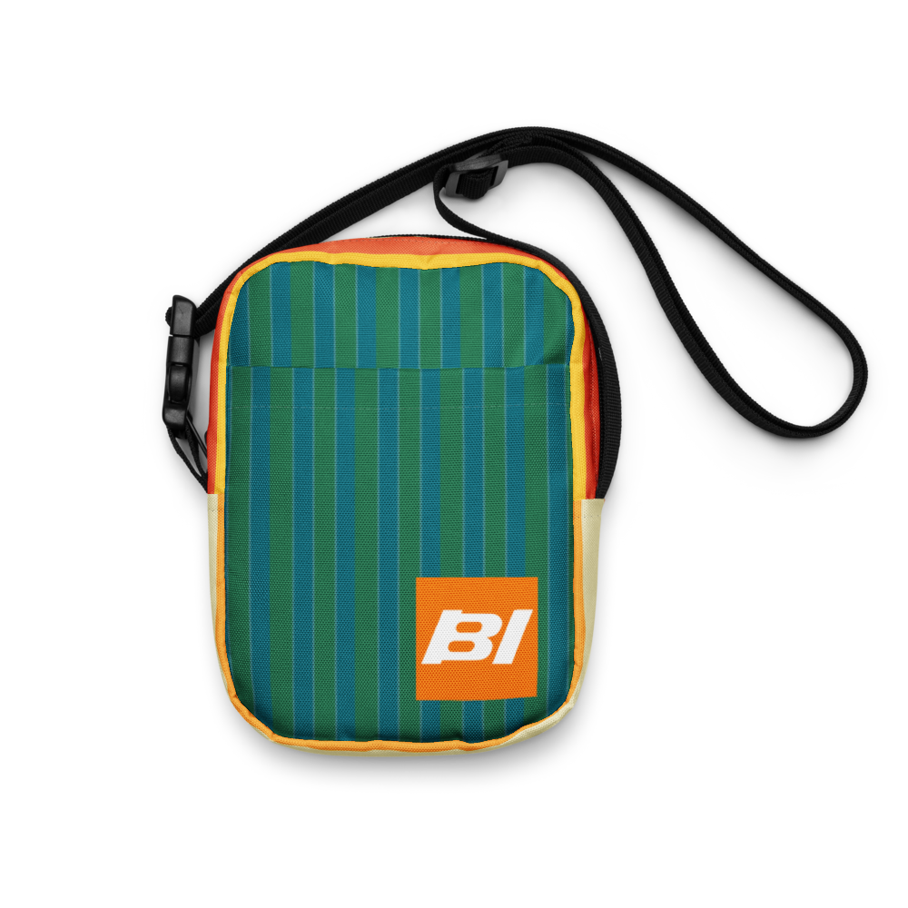 Utility Crossbody Bag Braniff End of the Plain Plane Stripes 1965