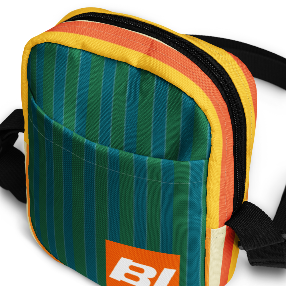 Utility Crossbody Bag Braniff End of the Plain Plane Stripes 1965