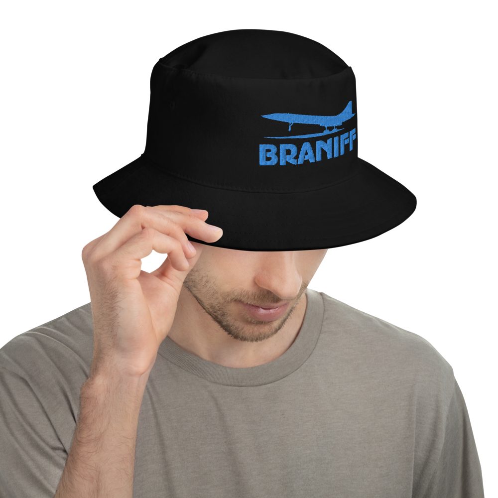 Bucket Hat Braniff Concorde SST Jet 1979