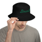 Bucket Hat Braniff 1978 Ultra Font with 3D Puffy Embroidery