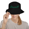 Bucket Hat Braniff 1978 Ultra Font with 3D Puffy Embroidery