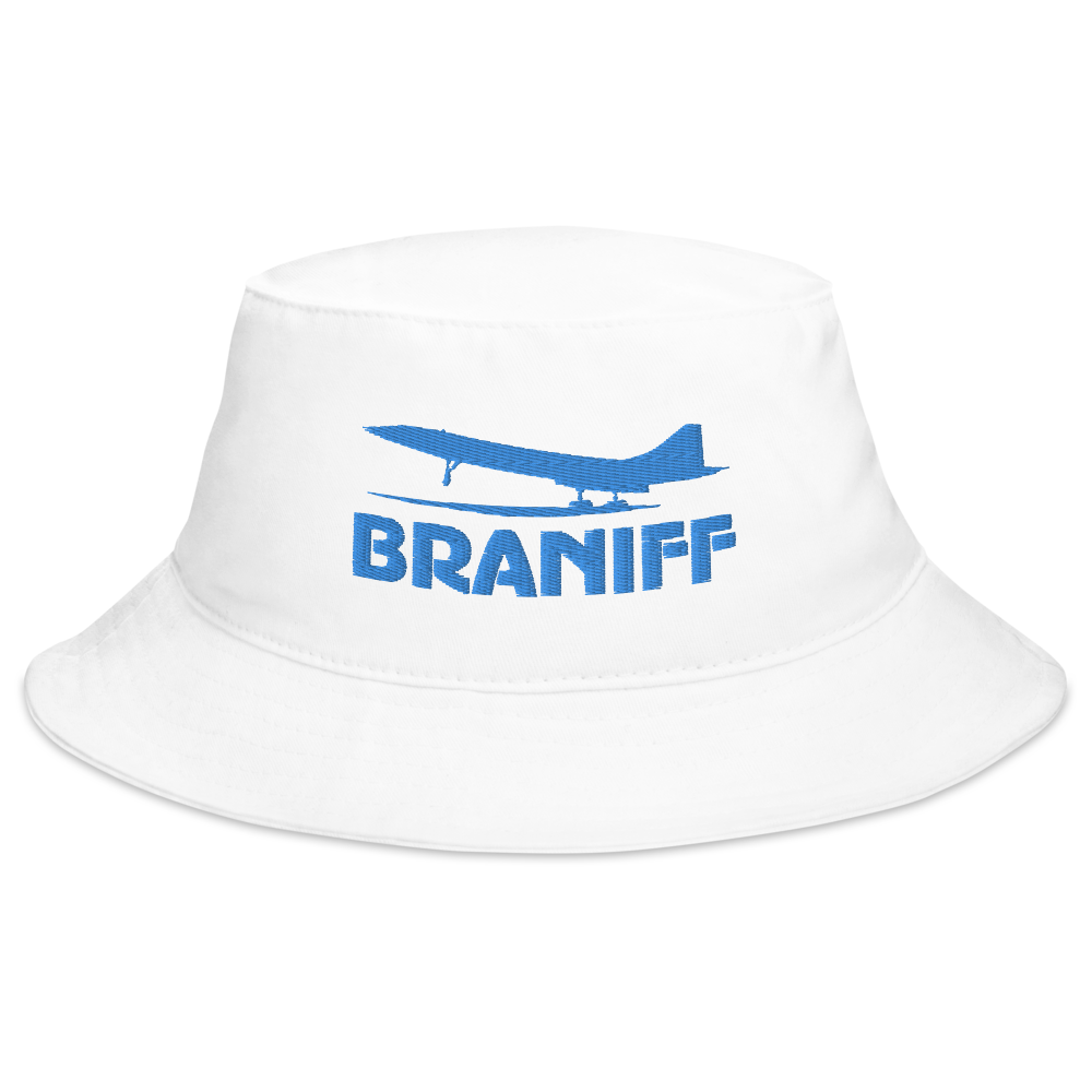 Bucket Hat Braniff Concorde SST Jet 1979