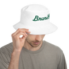 Bucket Hat Braniff 1978 Ultra Font with 3D Puffy Embroidery