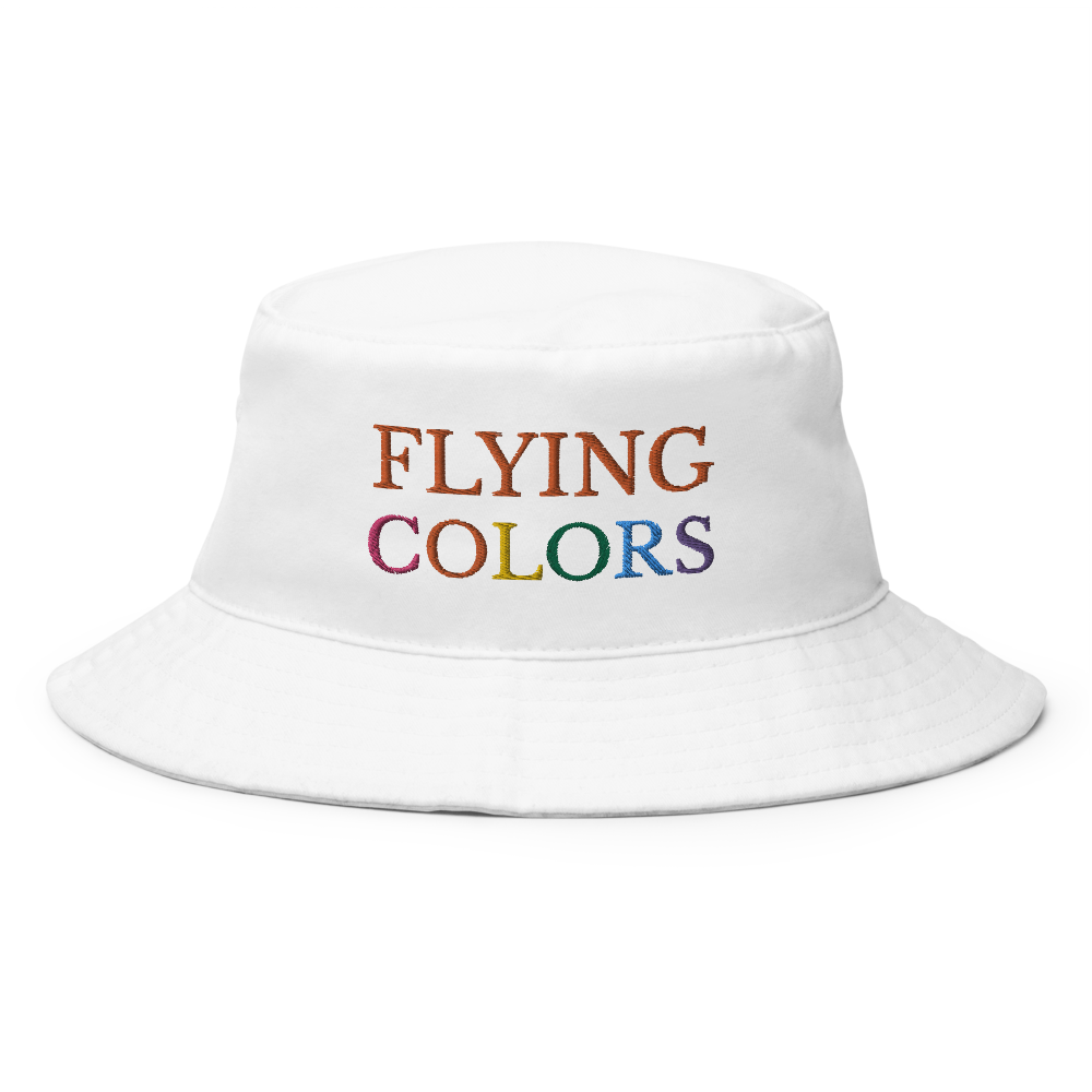 Bucket Hat Braniff Flying Colors of the World 1971