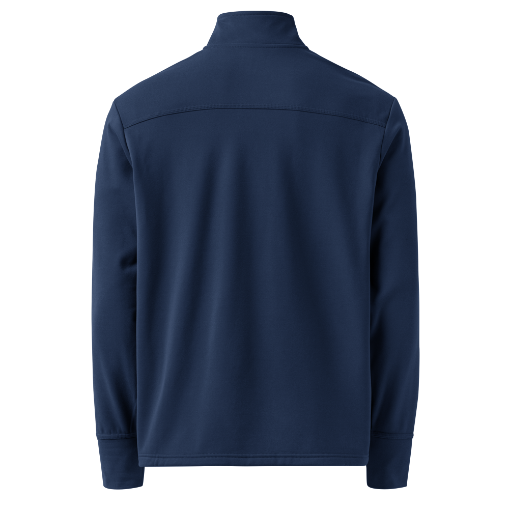 Coat Jacket Quarter Zip Pullover by Champion Braniff 1978 Ultra Font Embroidery
