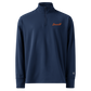 Coat Jacket Quarter Zip Pullover by Champion Braniff 1978 Ultra Font Embroidery