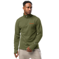 Coat Jacket Quarter Zip Pullover by Champion Braniff 1978 Ultra Font Embroidery