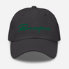 Baseball Cap Hat Braniff Panagra Green Logo 1957 in Embroidery