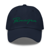 Baseball Cap Hat Braniff Panagra Green Logo 1957 in Embroidery