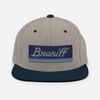 Hat Snapback Baseball Cap Braniff 1978 Mercury Blue Ultra Power Paint Stripes Emboirdery