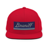 Hat Snapback Baseball Cap Braniff 1978 Mercury Blue Ultra Power Paint Stripes Emboirdery