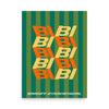 Poster Braniff End of the Plain Plane Braniff Alexander Girard Design 1965 Stripes