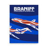 Poster Braniff Bicentennial Flying Colors Boeing 727 Braniff Alexander Calder Design 1975