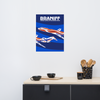 Poster Braniff Bicentennial Flying Colors Boeing 727 Braniff Alexander Calder Design 1975