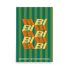 Poster Braniff End of the Plain Plane Braniff Alexander Girard Design 1965 Stripes