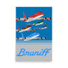 Poster Braniff McDonnell Douglas DC-8 Jets Inflight 1978 Ultra Space
Success
