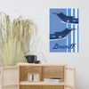 Poster Braniff Boeing 727 Tails 1978 Ultra Space Color Scheme