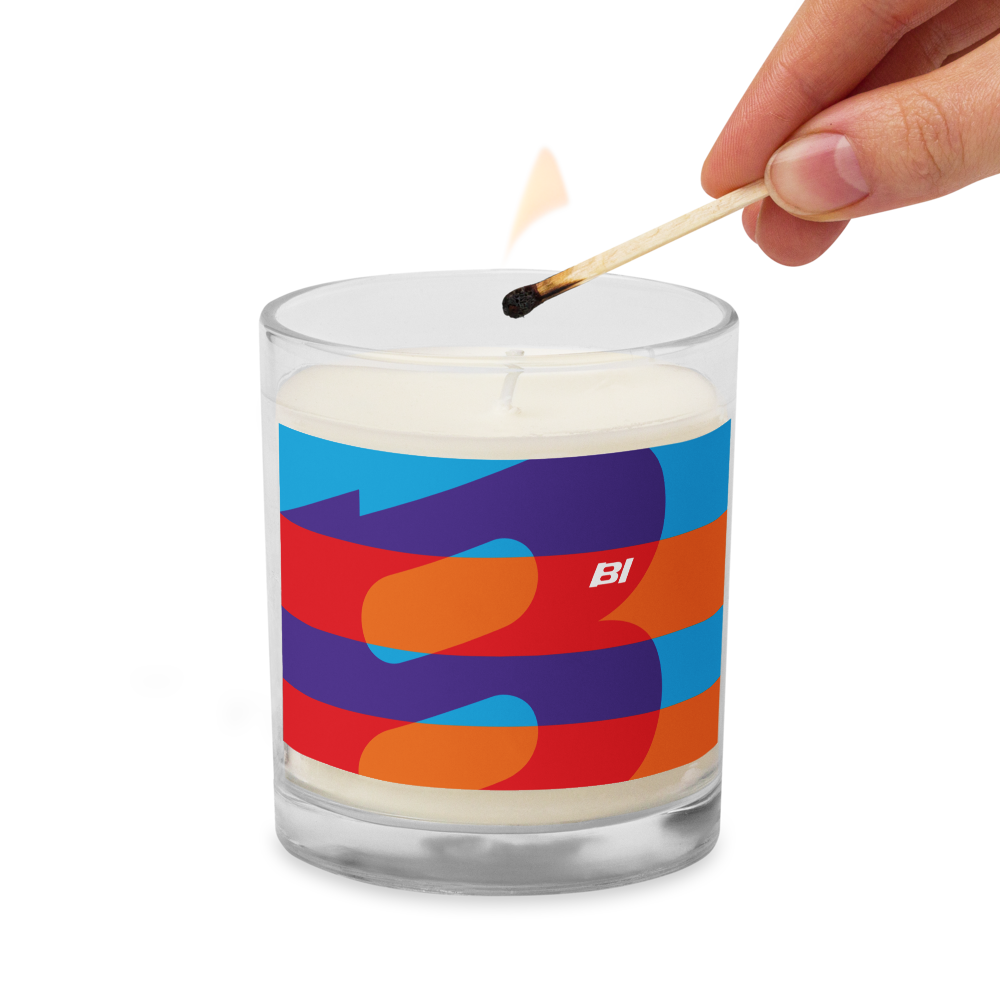 Candle Glass Jar Soy Wax Braniff Ft. Worth Room Dallas Love Field 1968
