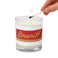 Candle Glass Jar Soy Wax Braniff 1978 Ultra Scheme Terra Cotta 1978