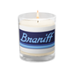 Candle Glass Jar Soy Wax Braniff 1978 Ultra Scheme Mercury Blue 1978